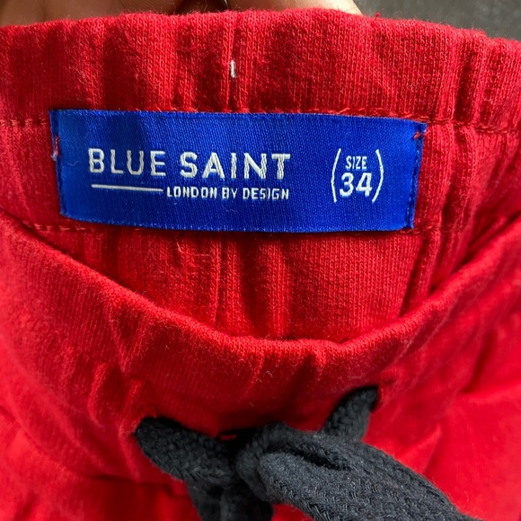 BLUE SAINT MEN RED SHORTS 34 WAIST NWT - Picture 4 of 5